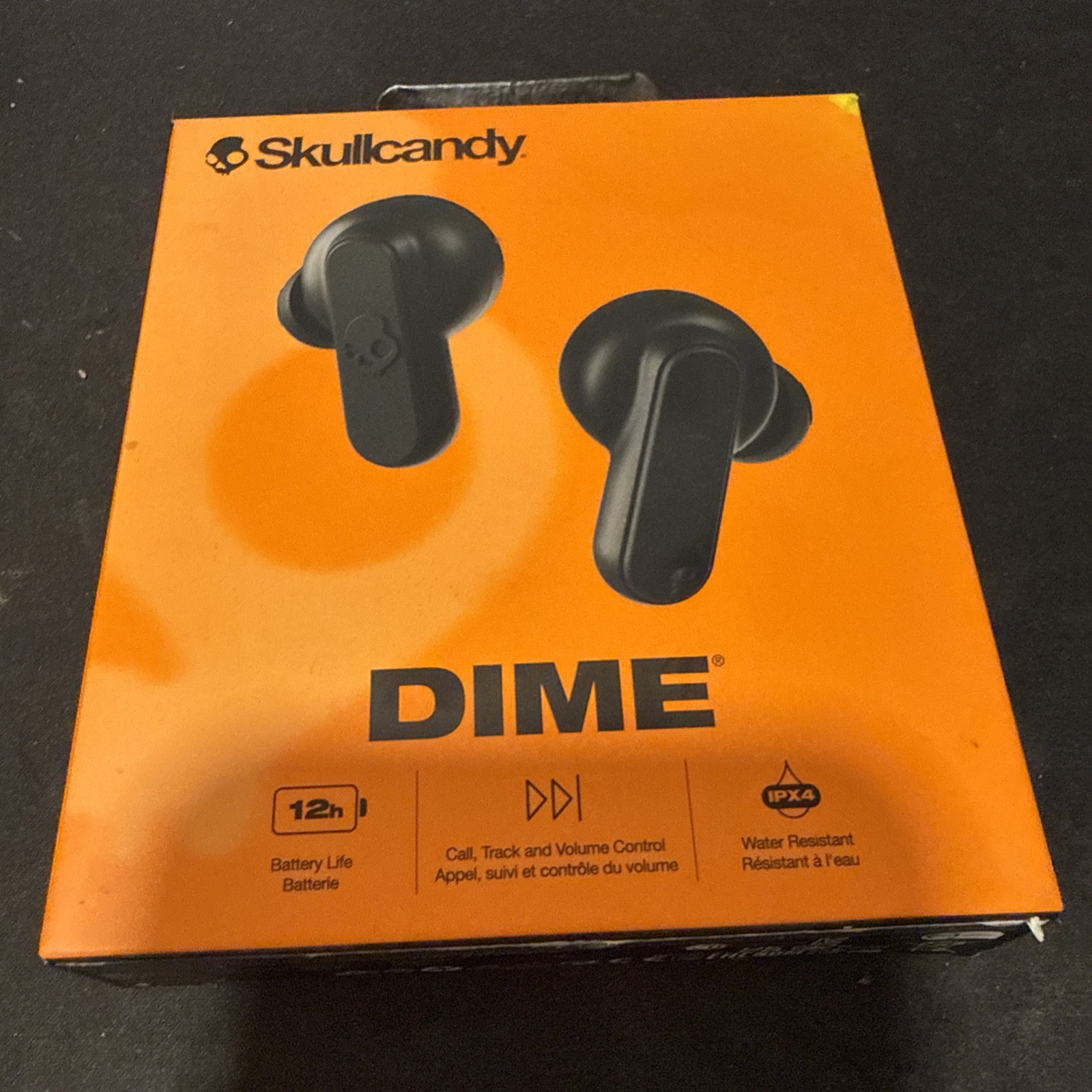 Skullcandy Dime True Bluetooth Headphones – True Black – open Box