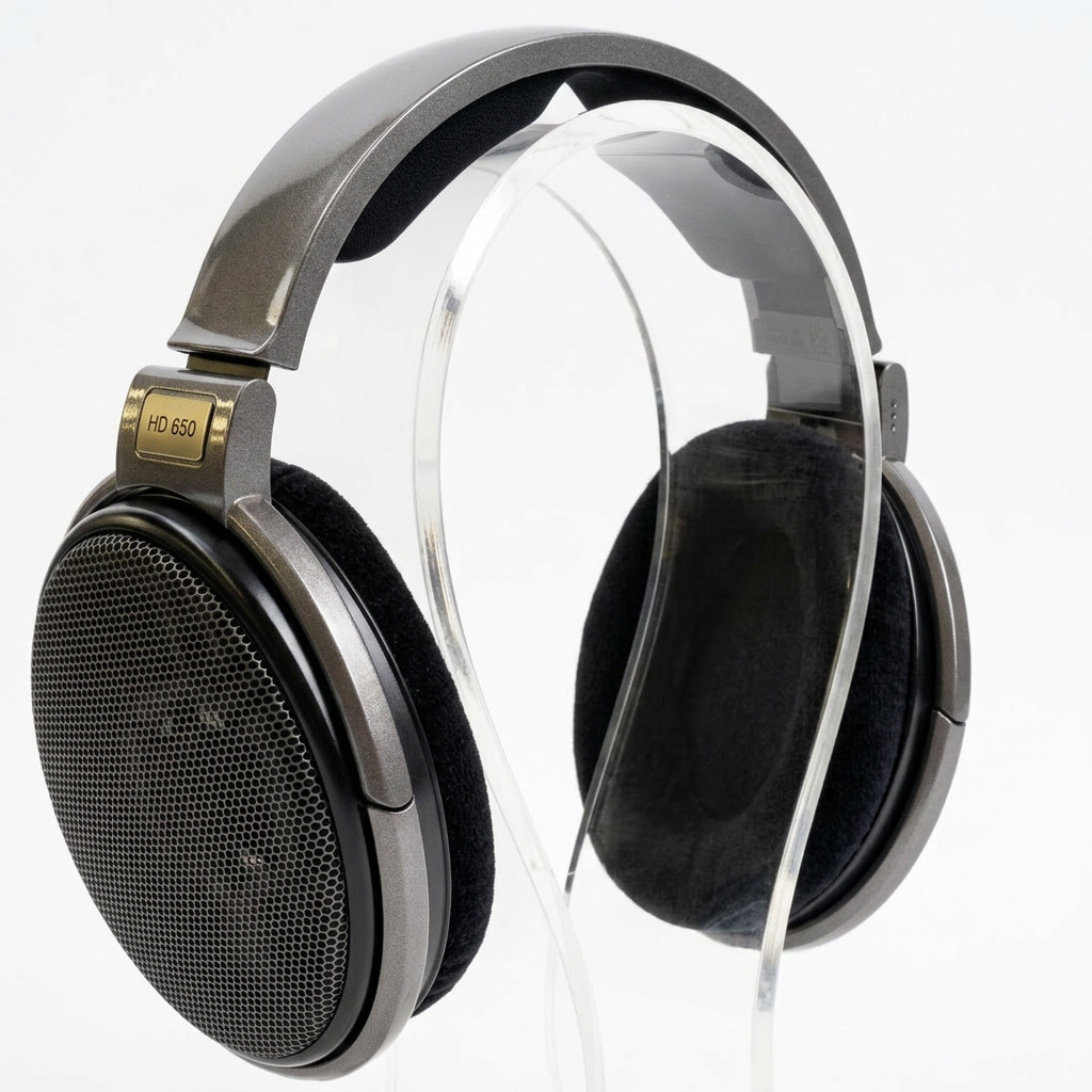 Sennheiser HD 650 Open Back Audiophile Headphones with Detachable Cable