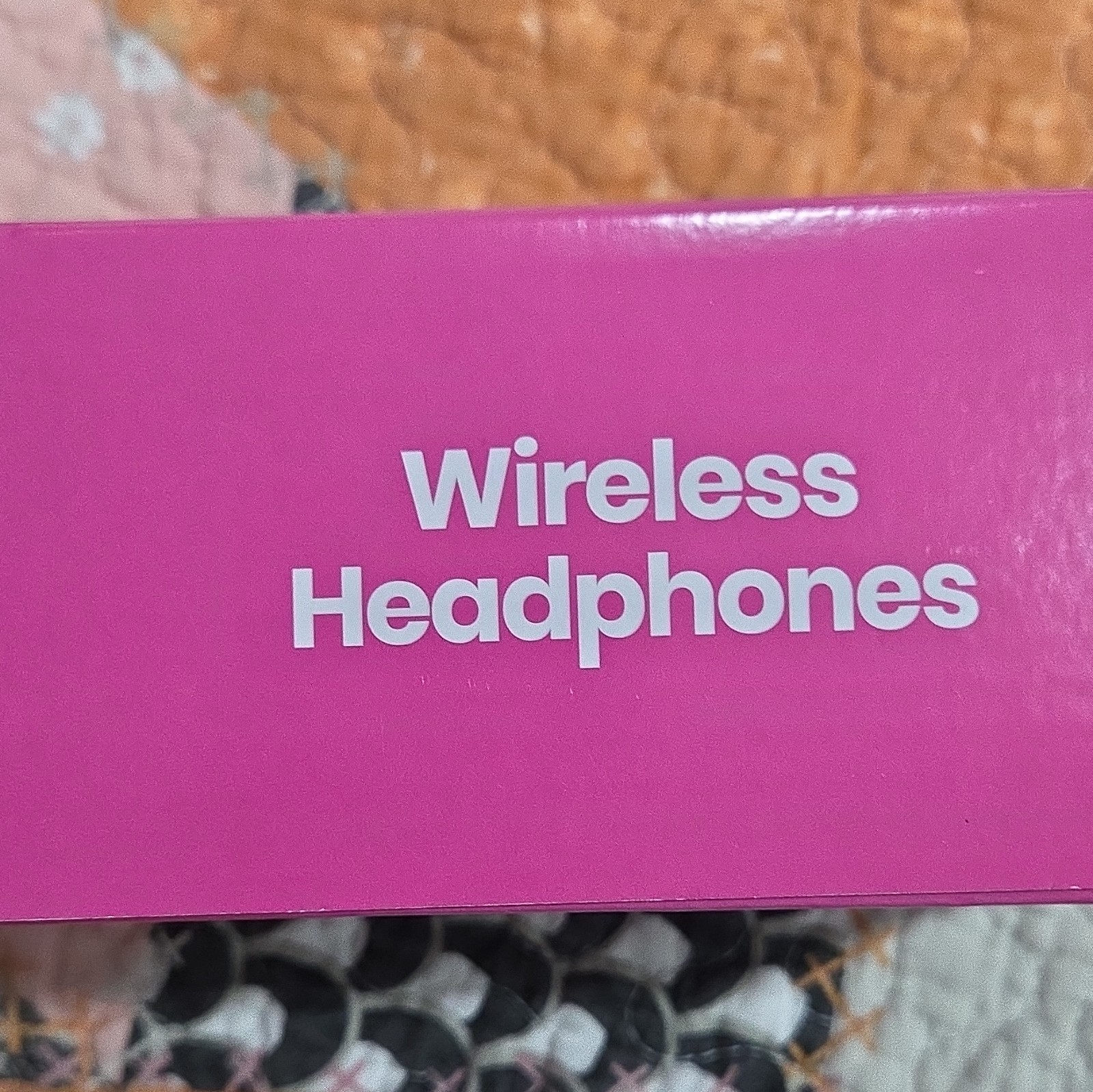 Bluetooth Wireless Over-Ear Headphones w/ Mic, Foldable, Pink/Black UHF-310