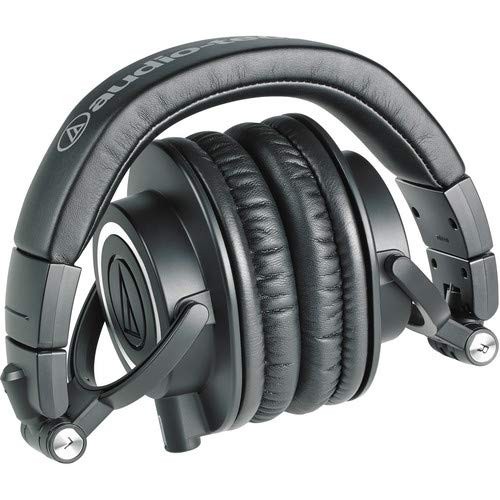 Audio-Technica ATH-M50x Monitor Headphones – Black Bundle