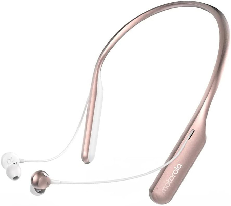 Motorola Ververap 200 Wireless In-Ear Headphones, Compatible with Alexa – Rose G
