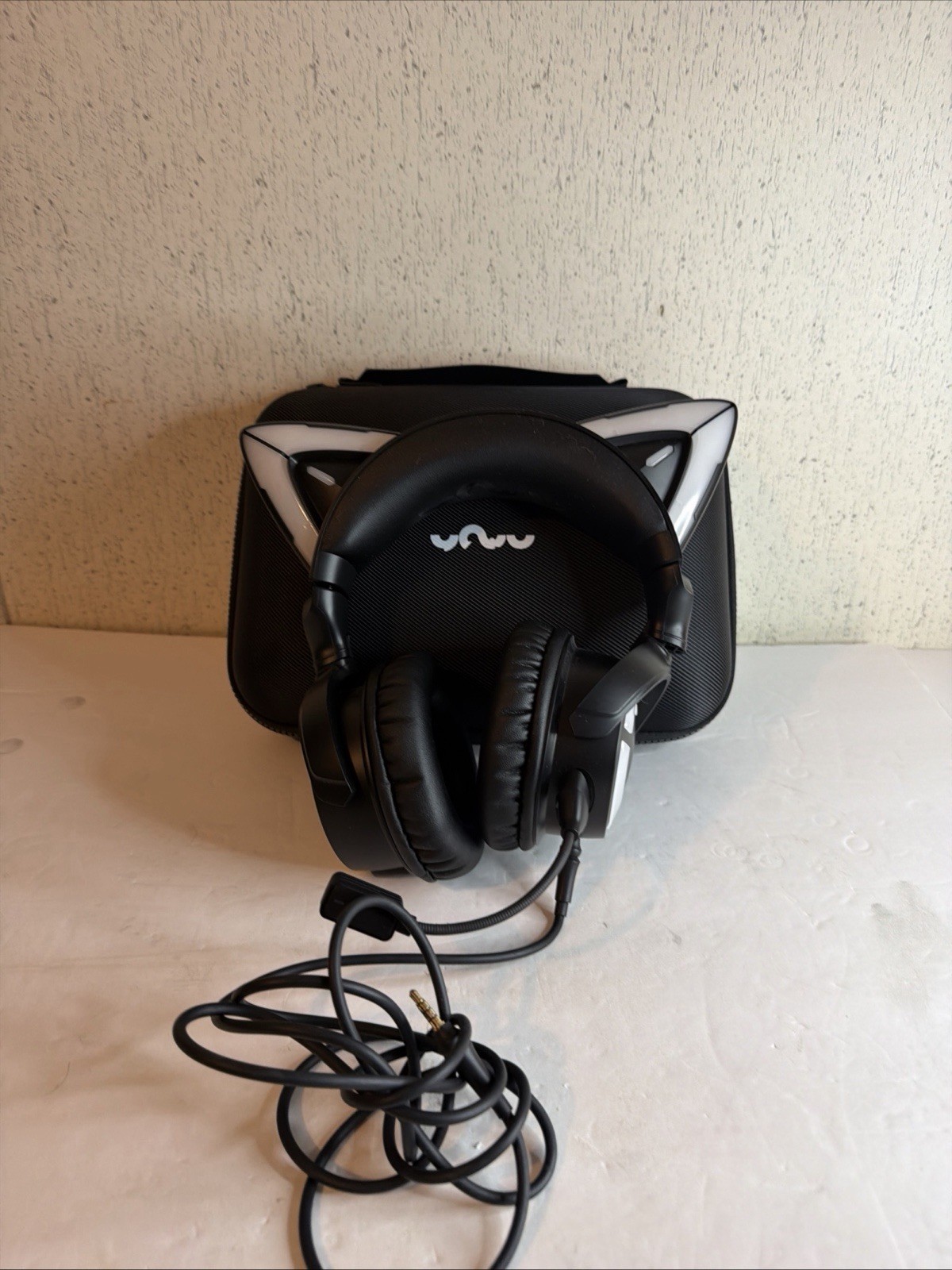 YOWU Selkirk Black 3.5mm Wired Cat Ears Gaming Headphones High Quality
