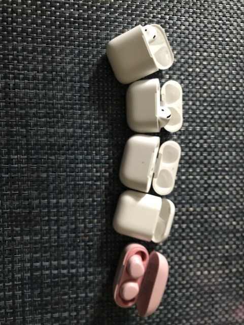 ASSORTED EAR BUD CHARGING CASES
