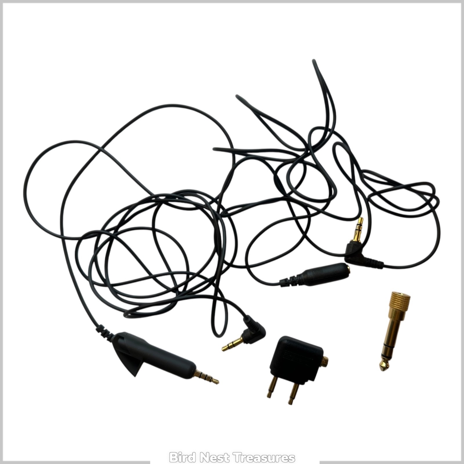 Bose QuietComfort 2 ACOUSTIC NOISE CANCELLING HEADPHONES 38233 – Case & Adapters