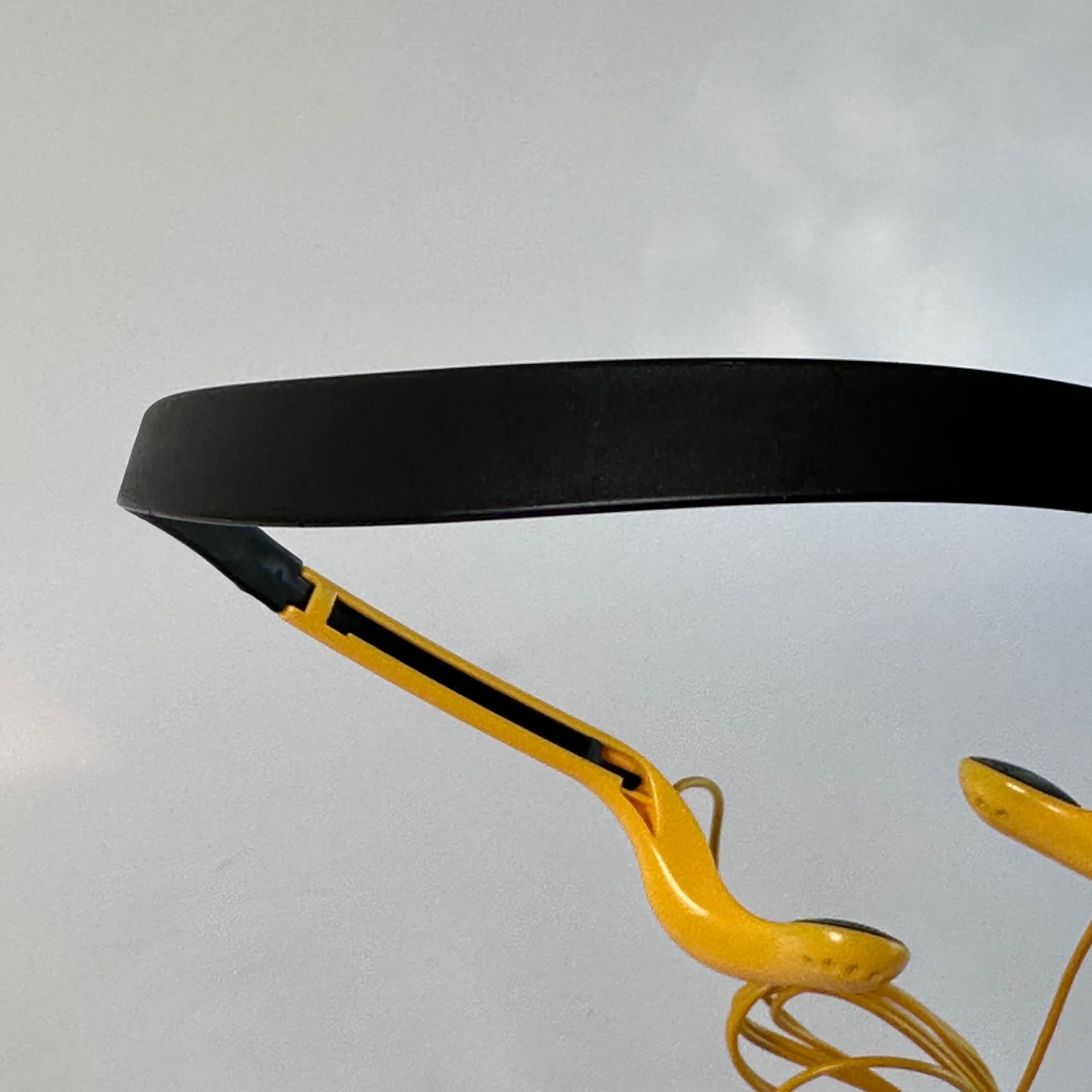 Sony MDR-W014 Headband In-Ear Walkman Headphones Black&Yellow Vintage – Tested