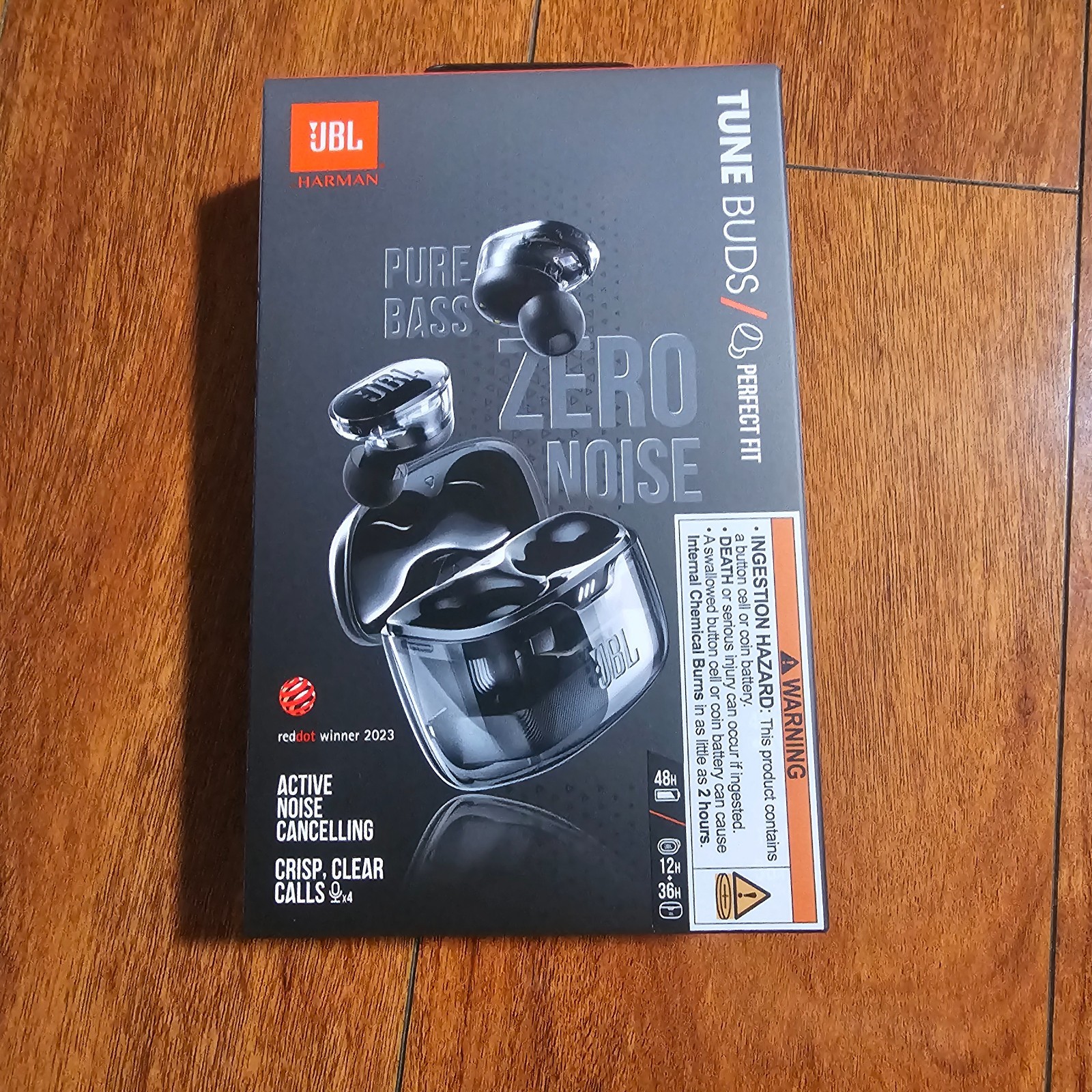 JBL Tune Buds Ghost Edition – Black Ghost JBLTBUDSGBLKAM