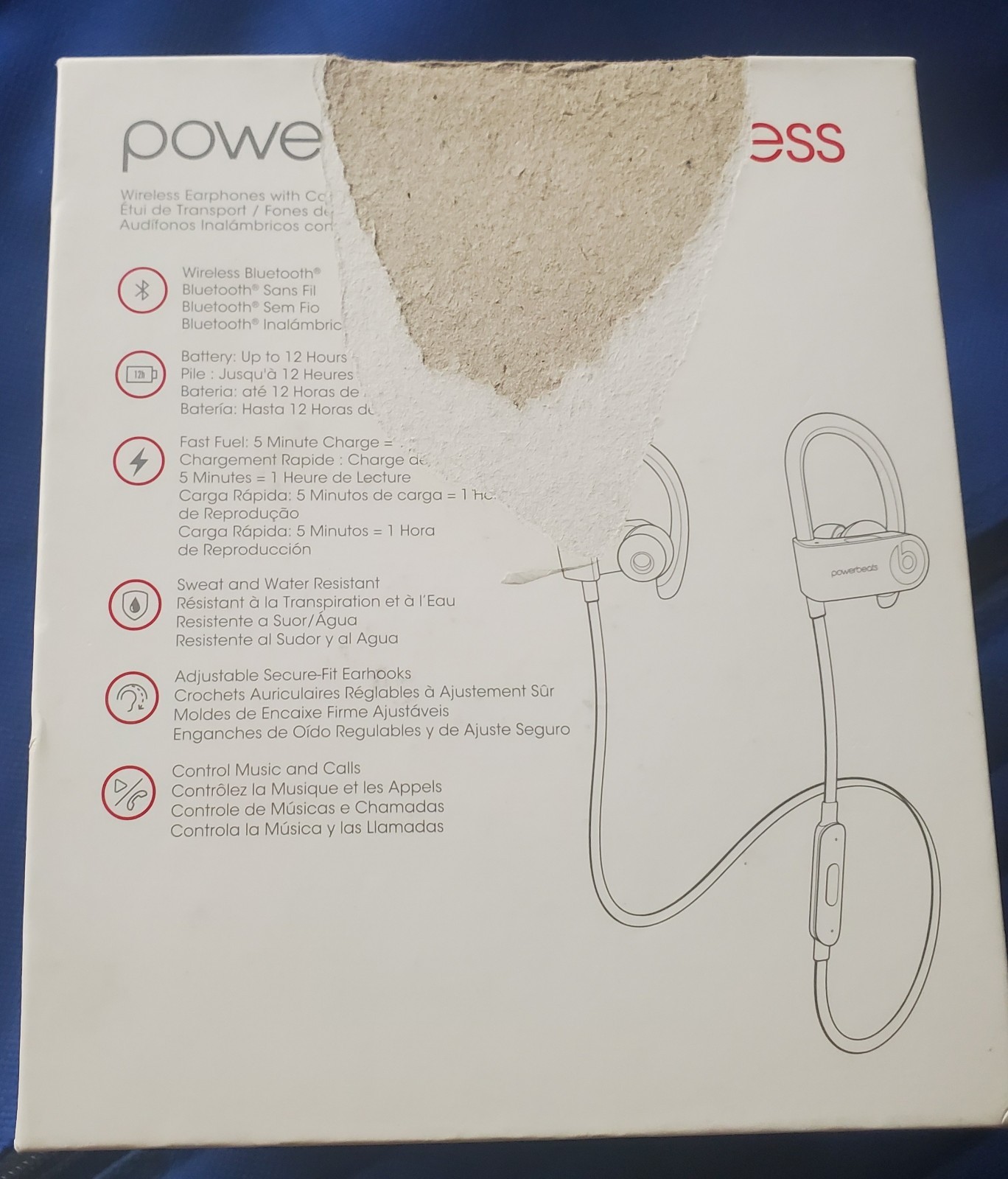Beats by Dr Dre Powerbeats3 In-Ear Wireless Headphones Black OEM