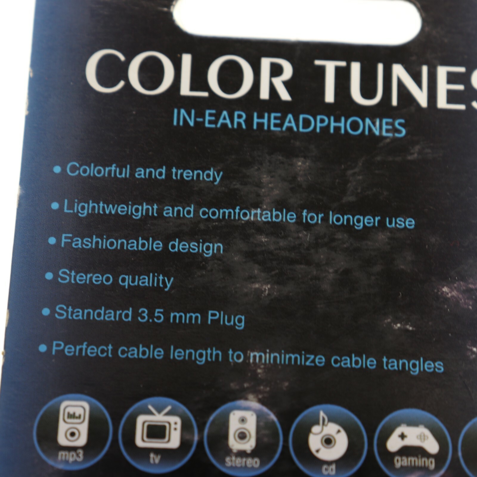 Vibe Color Tunes VS-120-In-Ear Stereo Headphones Blue