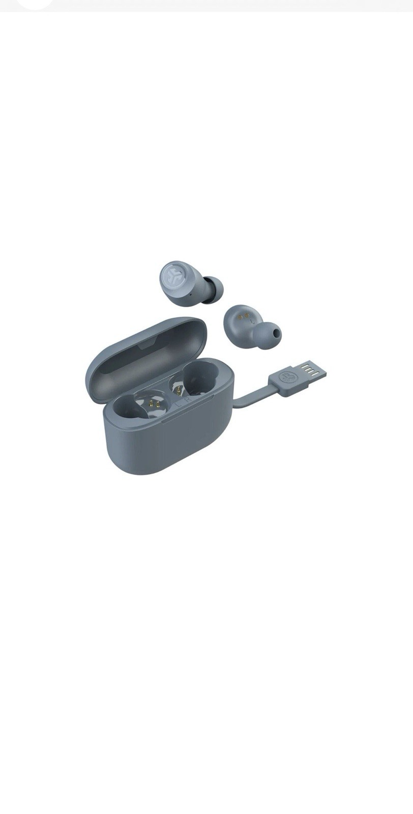 JLab EBGAIRPOPRSLT124 GO Air POP True Wireless In-Ear Headphones Slate Set 2