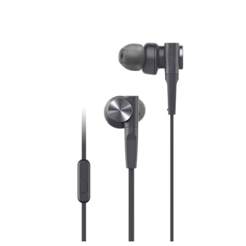 Sony MDR-XB55AP Extra Bass In-Ear Headphones with Remote & Mic Black New