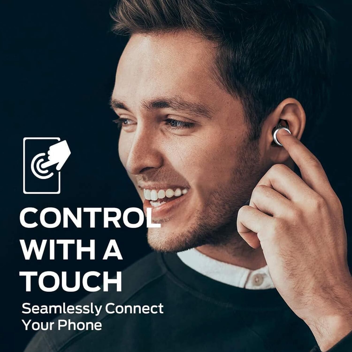 Monster Clarity 101 AirLinks Wireless Earbuds, Bluetooth 5.0 in-Ear Headphones