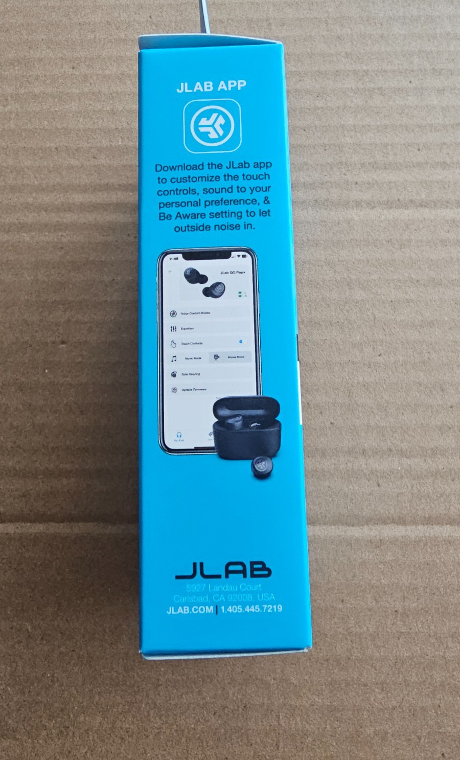 JLab – GO Air POP True Wireless In-Ear Headphones – Black
