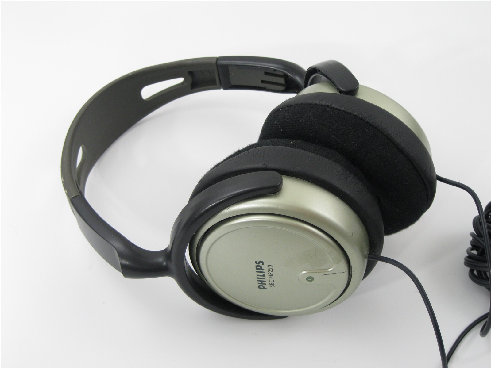 Philips SBC HP250 Dynamic Stereo 32 Ohm 3.5mm Wired Over Ear Headphones TESTED