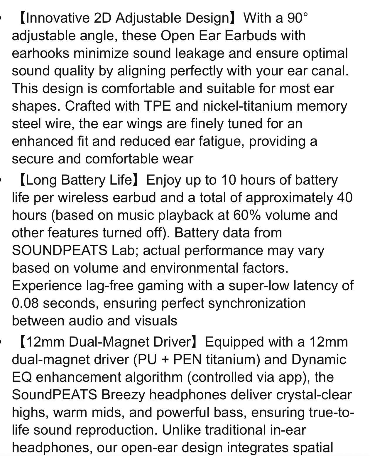 BREZZY SOUNDPEATS HIGHLY RATED