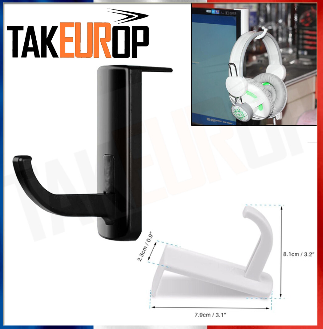 GAMER PC Monitor Stand Stand Stand Headphones Band Hanger Headphones