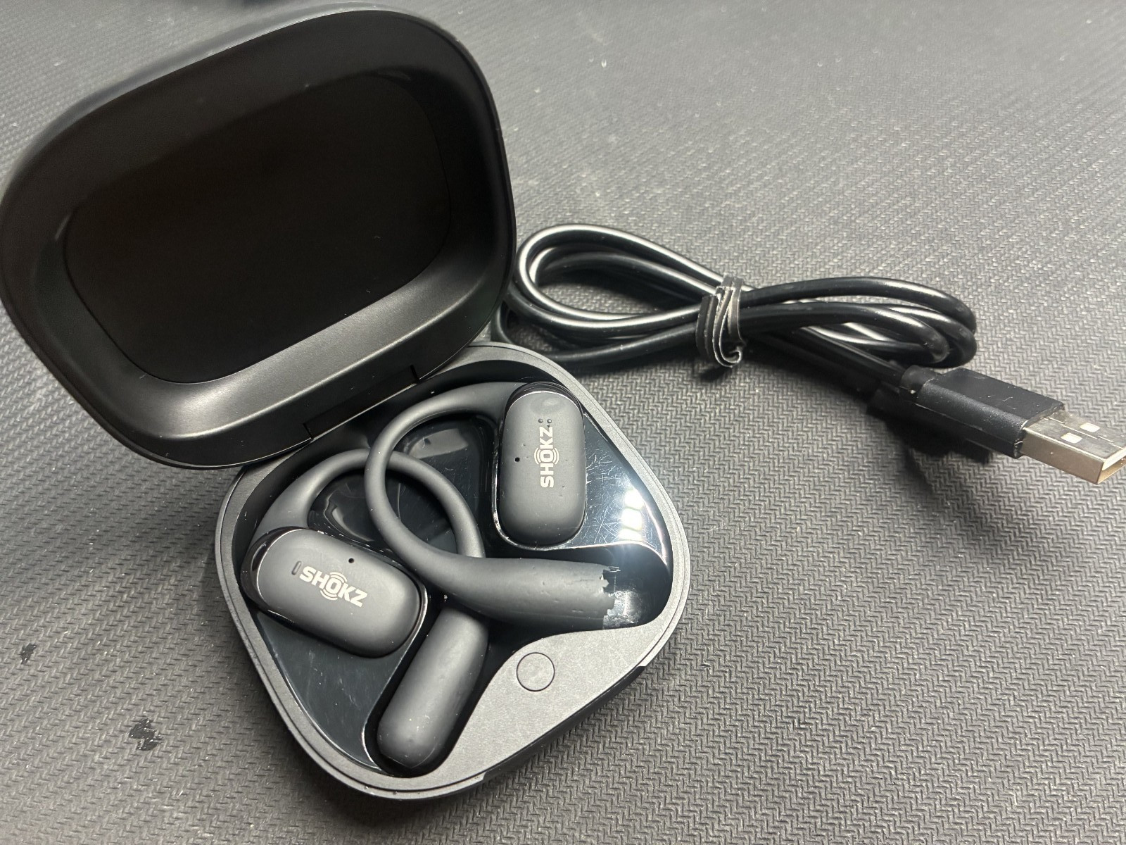 Shokz Openfit 2+ Plus Wireless Earbuds SHOKZ (T921) – Blue used – read issue