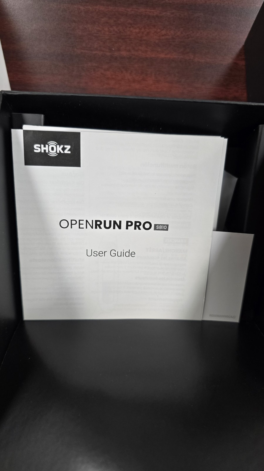 OpenRun Pro by Shokz, S810, Black, Magnetic Charging Cord