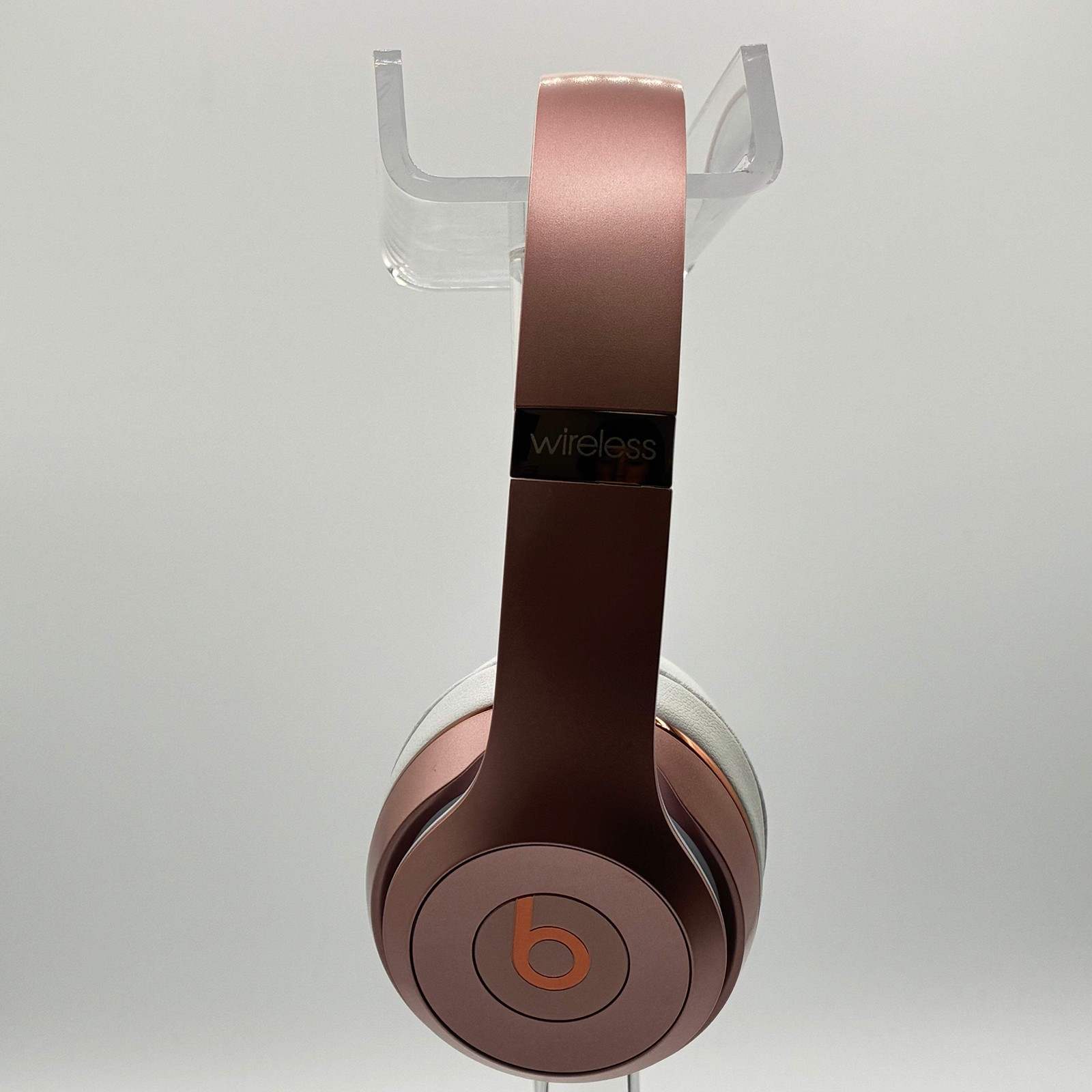 Beats Solo 3 Wireless Headphones A1796 Rose Gold with Case