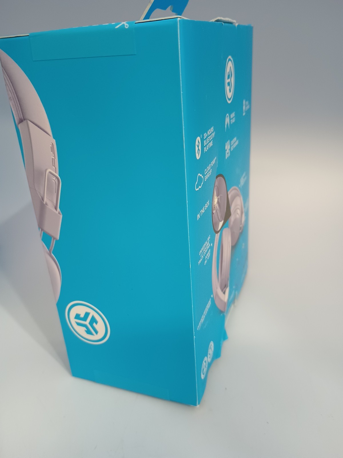 JLab Studio Wireless Bluetooth On Ear Headphones 30+ Hours Lilac Cloud Foam
