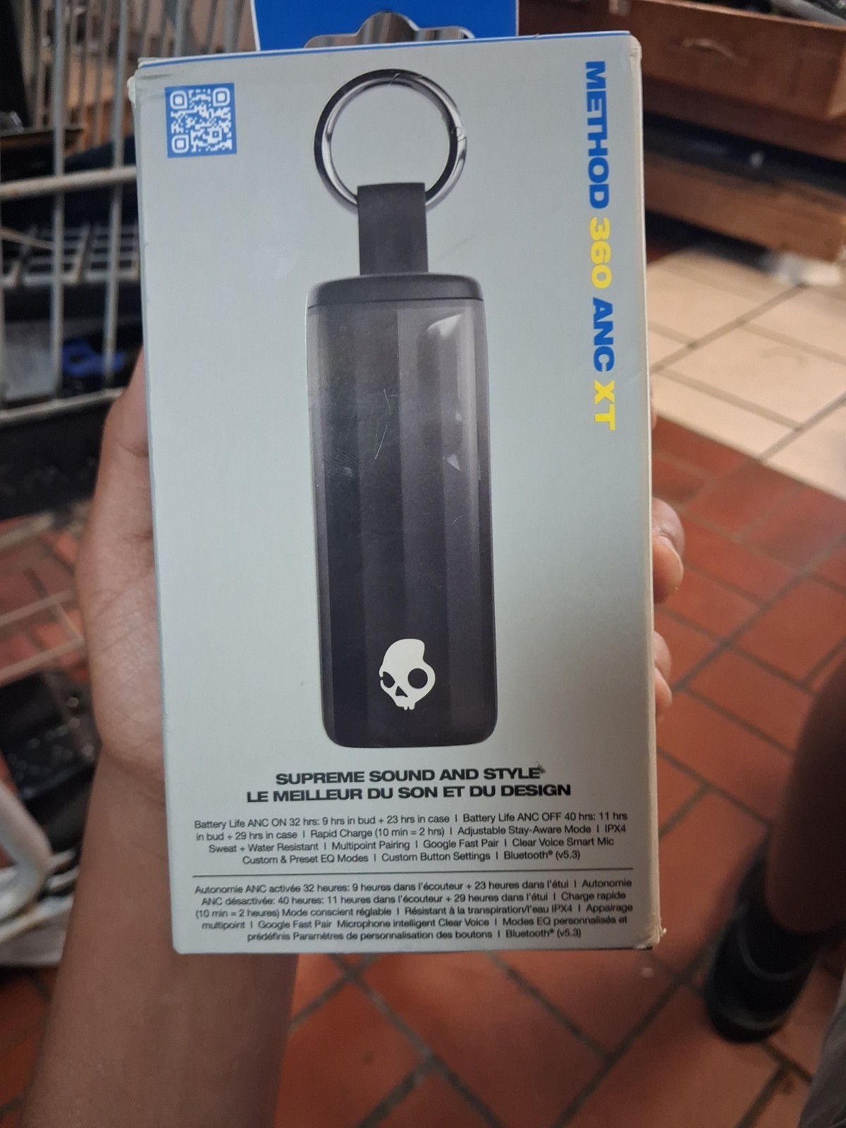 Skullcandy Method 360 ANC True Wireless Noise-Canceling Earbuds (Black) – New