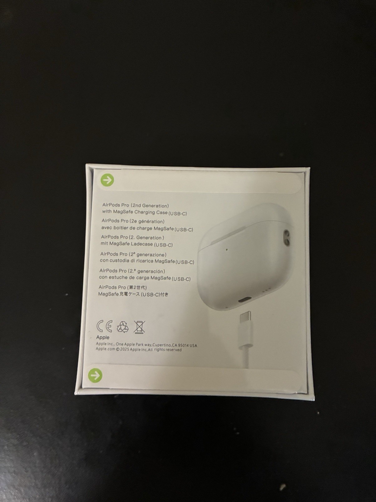 Apple AirPods Pro (2nd Gen) In-Ear Earbuds w/ MagSafe USB-C Case, White
