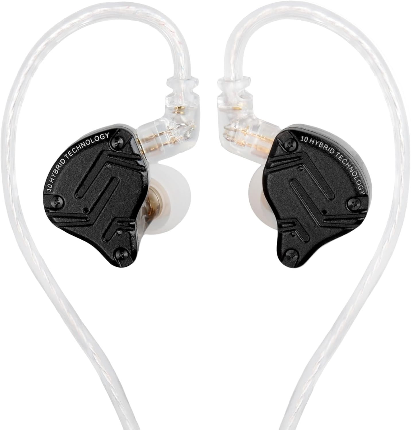 KZ ZS10 Pro X in Ear Monitor Headphone, Upgraded 4BA 1DD KZ Headphone Multi D…