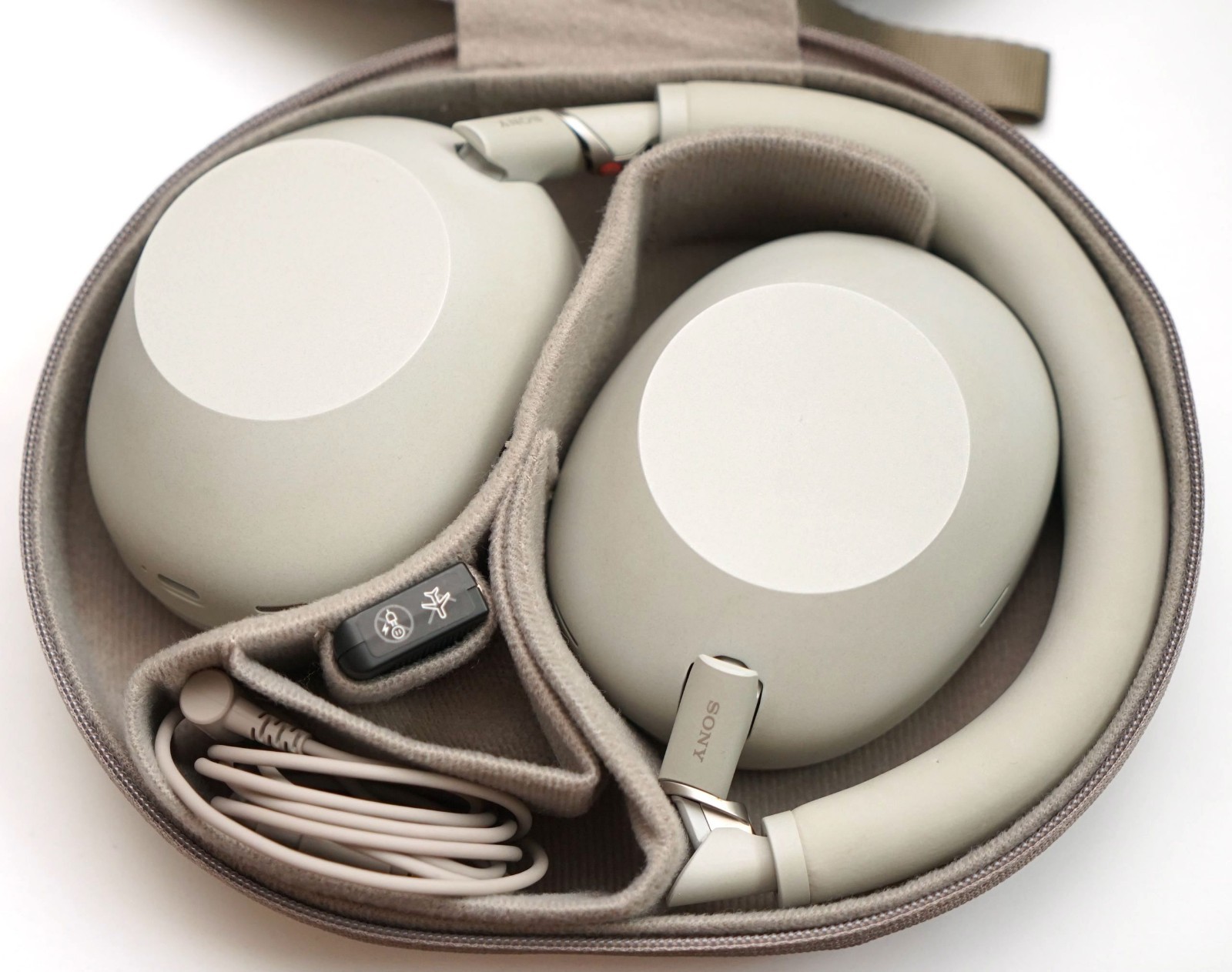 SONY WH-1000XM6/S Headphones Wireless Noise Canceling WH-1000XM6 Silver/Beige