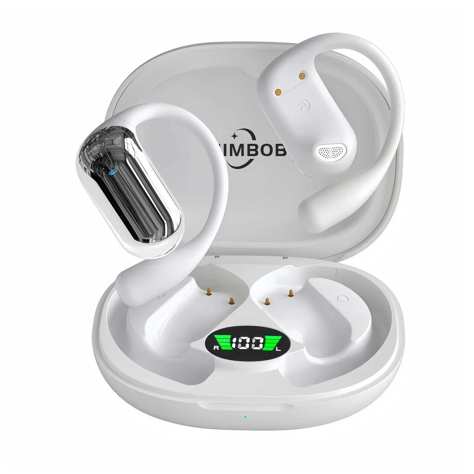 Open Ear Headphone Bluetooth 5.4 Wireless Earphone Air Conduction Earbuds wit…