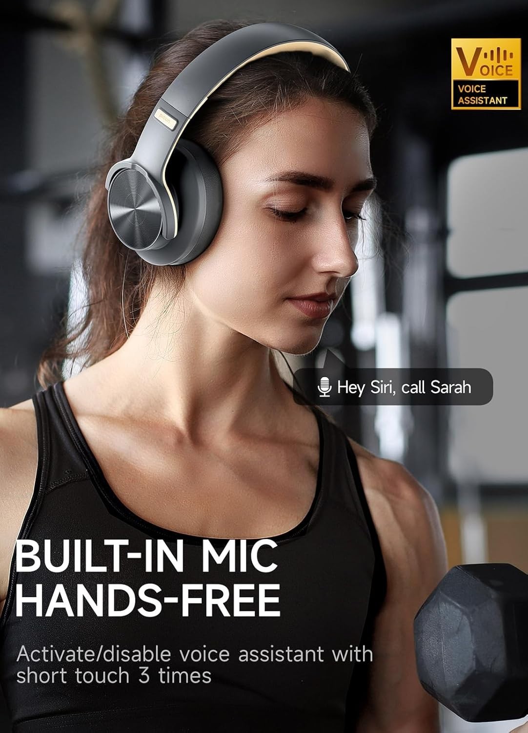 Picun B8 Bluetooth Headphones 120H Playtime Headphones Wireless Bluetooth wit…
