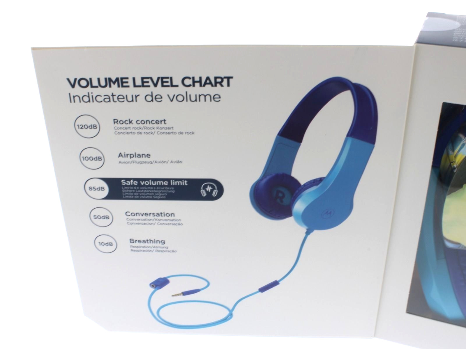 Motorola Sound Moto JR200 Wired Headphones for Kids with Microphone Over Ear Kid