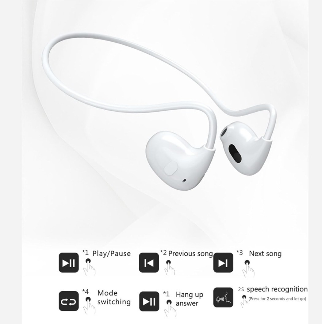 Bone Conduction OWS PRO VV4 Bluetooth Wireless Headphones Type-C Sealed NEW