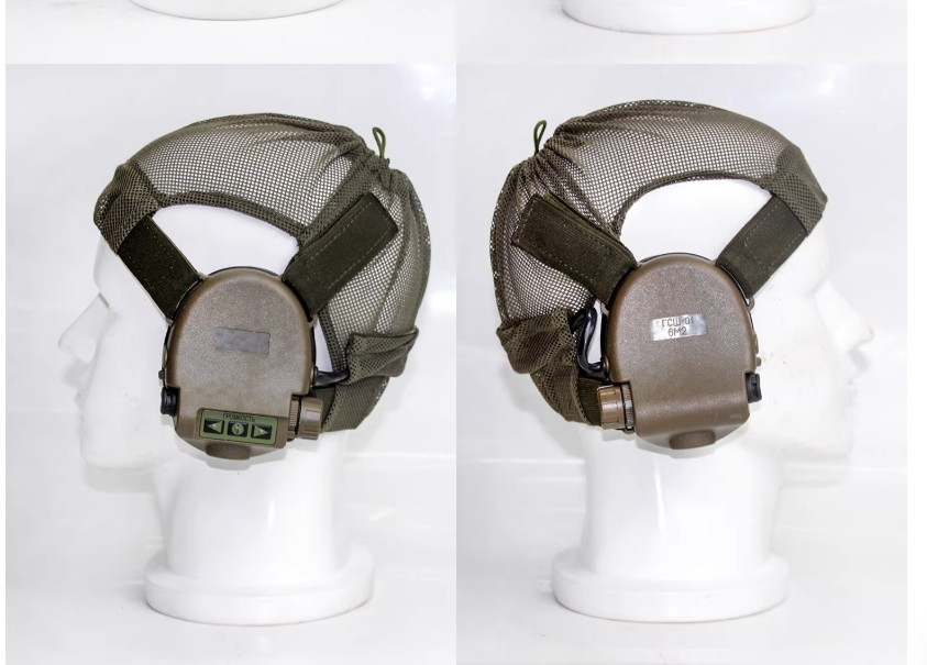 Russian Special Forces 6M2 Tactical Headset Noise Reduction Headphone NEW