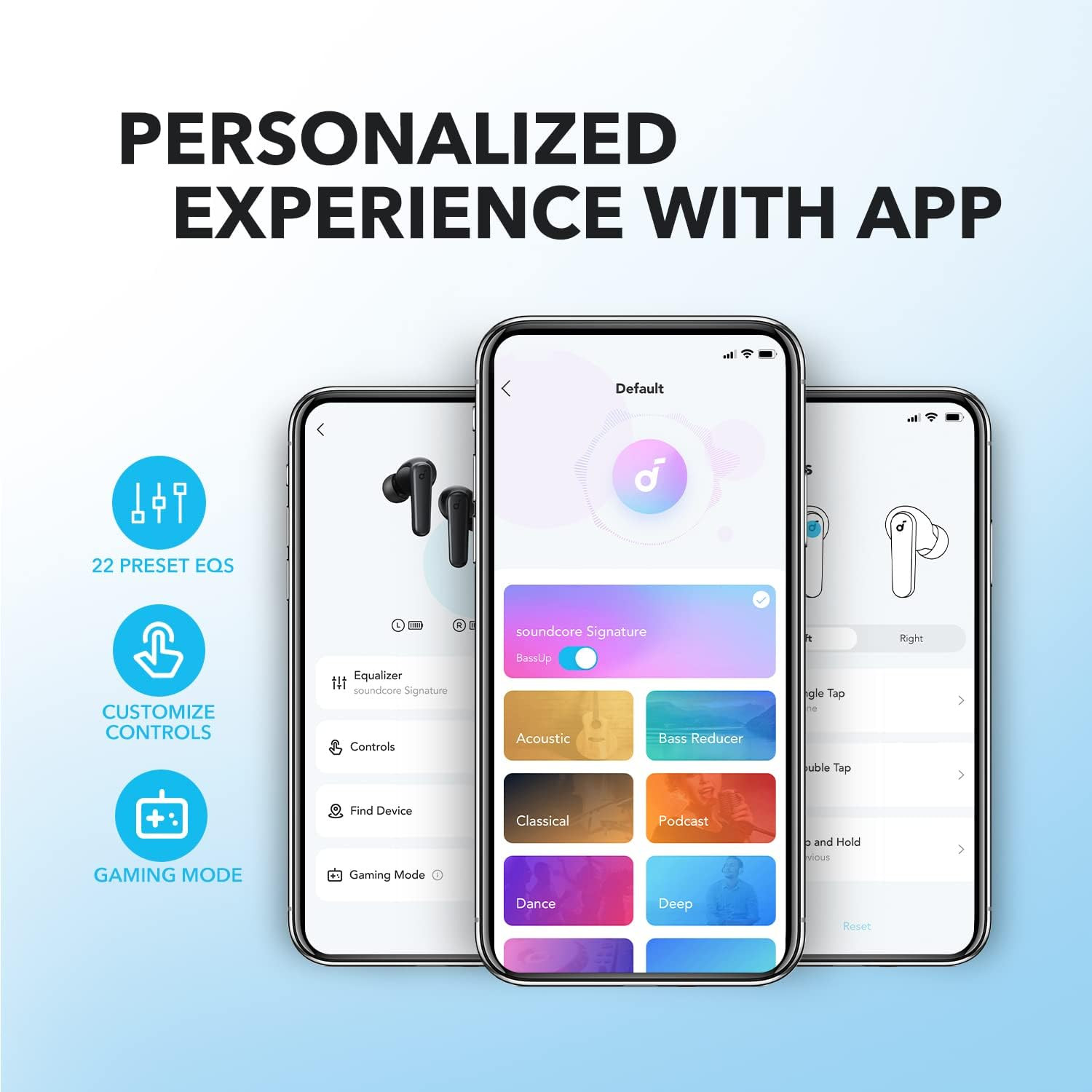 Audifonos Inalambricos Bluetooth 6.0 Auriculares Para iPhone y Samsung [Blanco]
