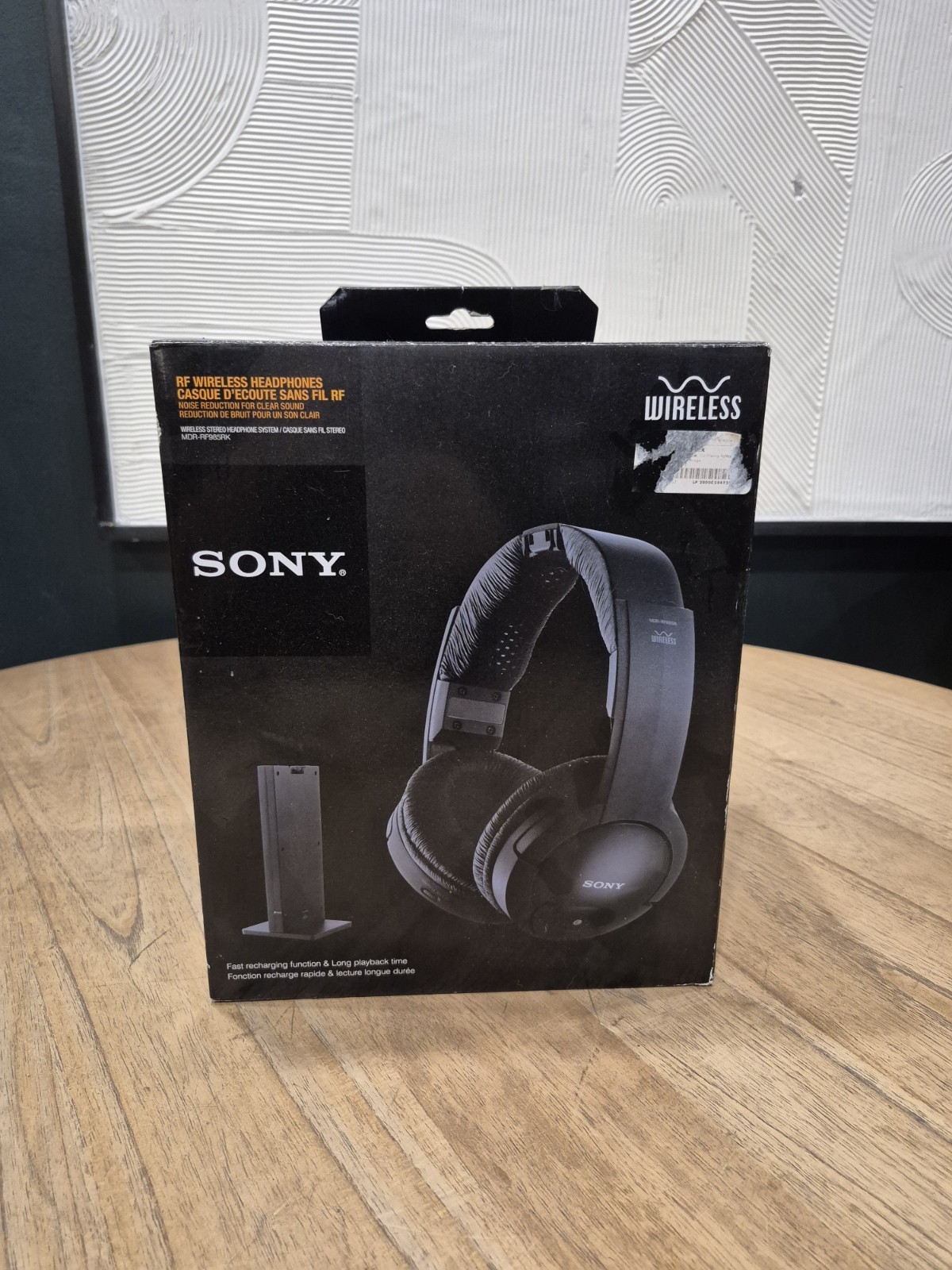 Sony Wireless Headphones MDR-RF985R Charging Dock TMR-RF985R Needs New Muffs