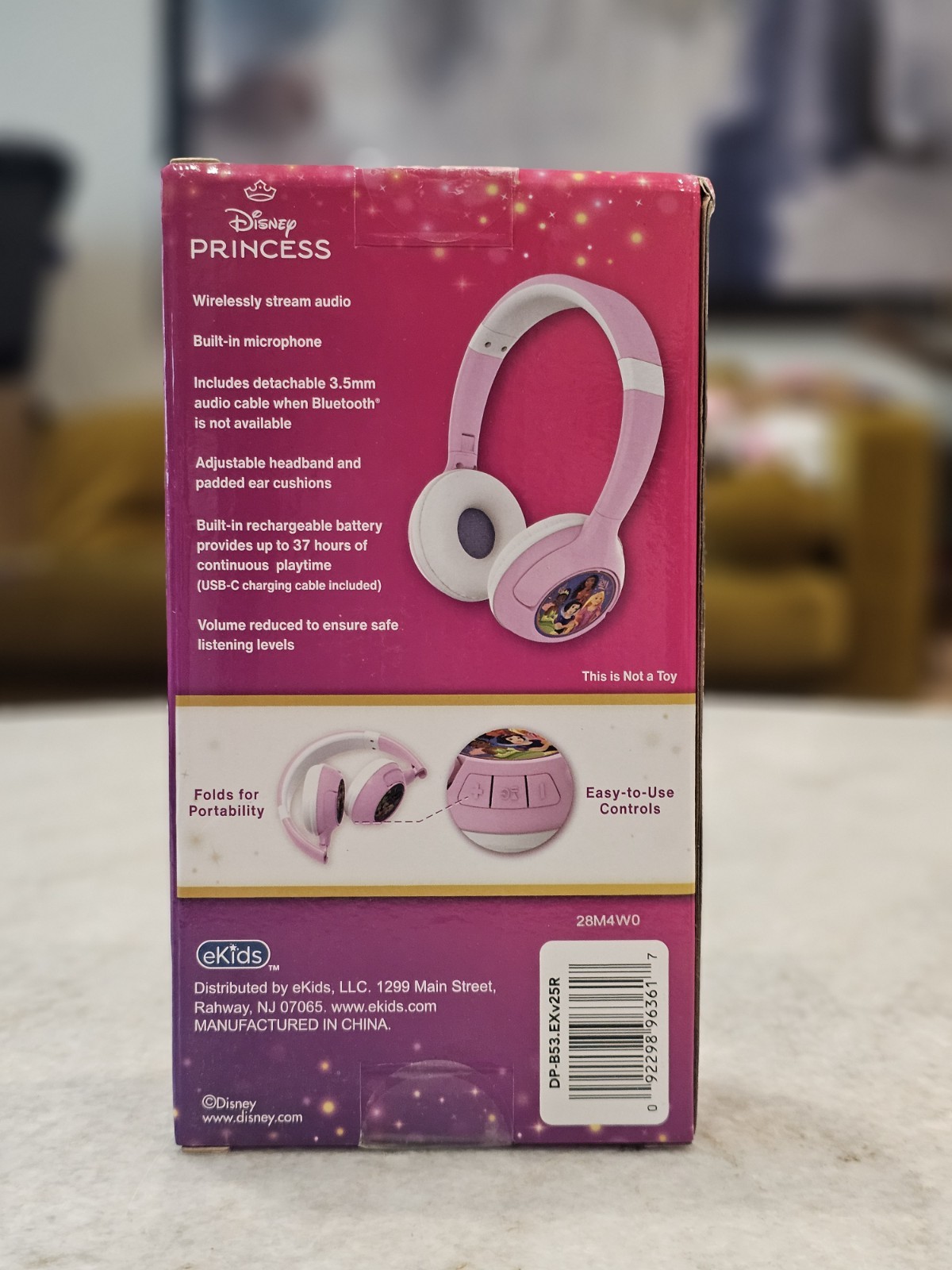 Disney Princess Headphones Bluetooth & Corded Kid Safe Volume Limiting New!