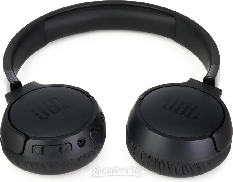JBL Tune 670NC On-ear Wireless Headphones with Adaptive Noise Canceling – Black