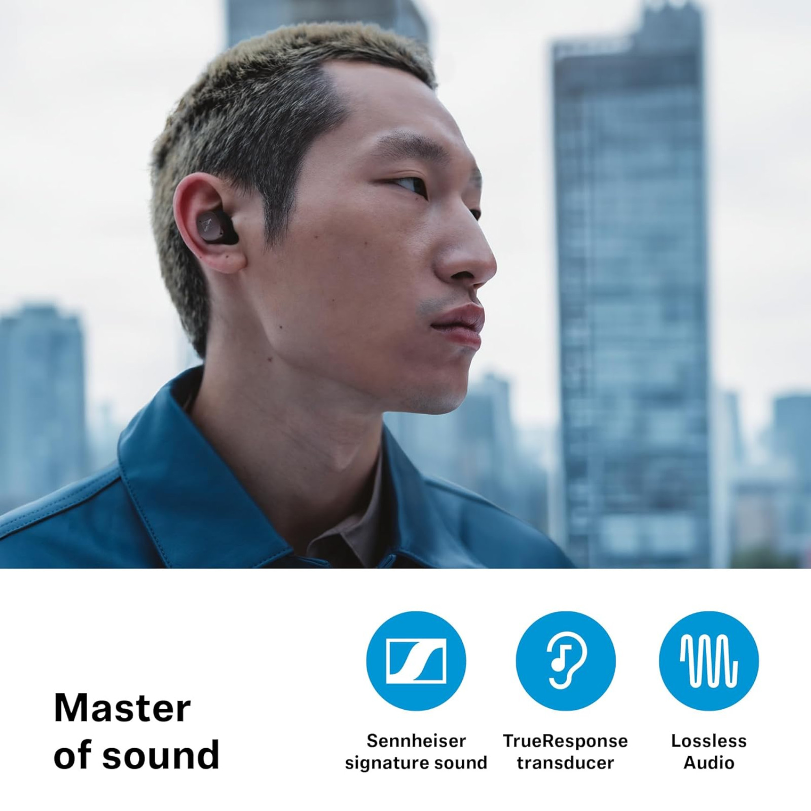 Sennheiser MOMENTUM True Wireless 4 ANC Bluetooth Earbuds aptX Lossless IP54 NEW