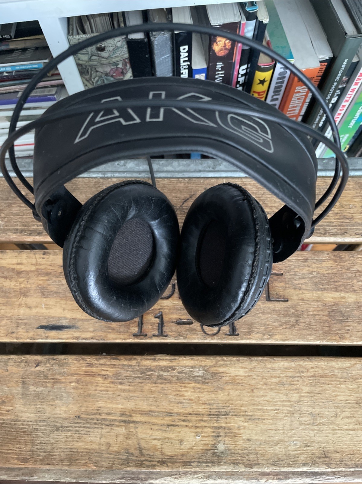 Vintage AKG K240 DF 600 Ohm Studio Monitor Headphones Austria Working SEE VIDEO!