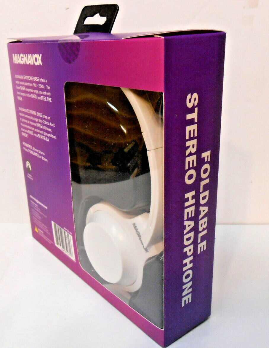 Magnavox / Craig Electronics “Extreme Bass” Stereo Headphone Deeper Bass NEW!!