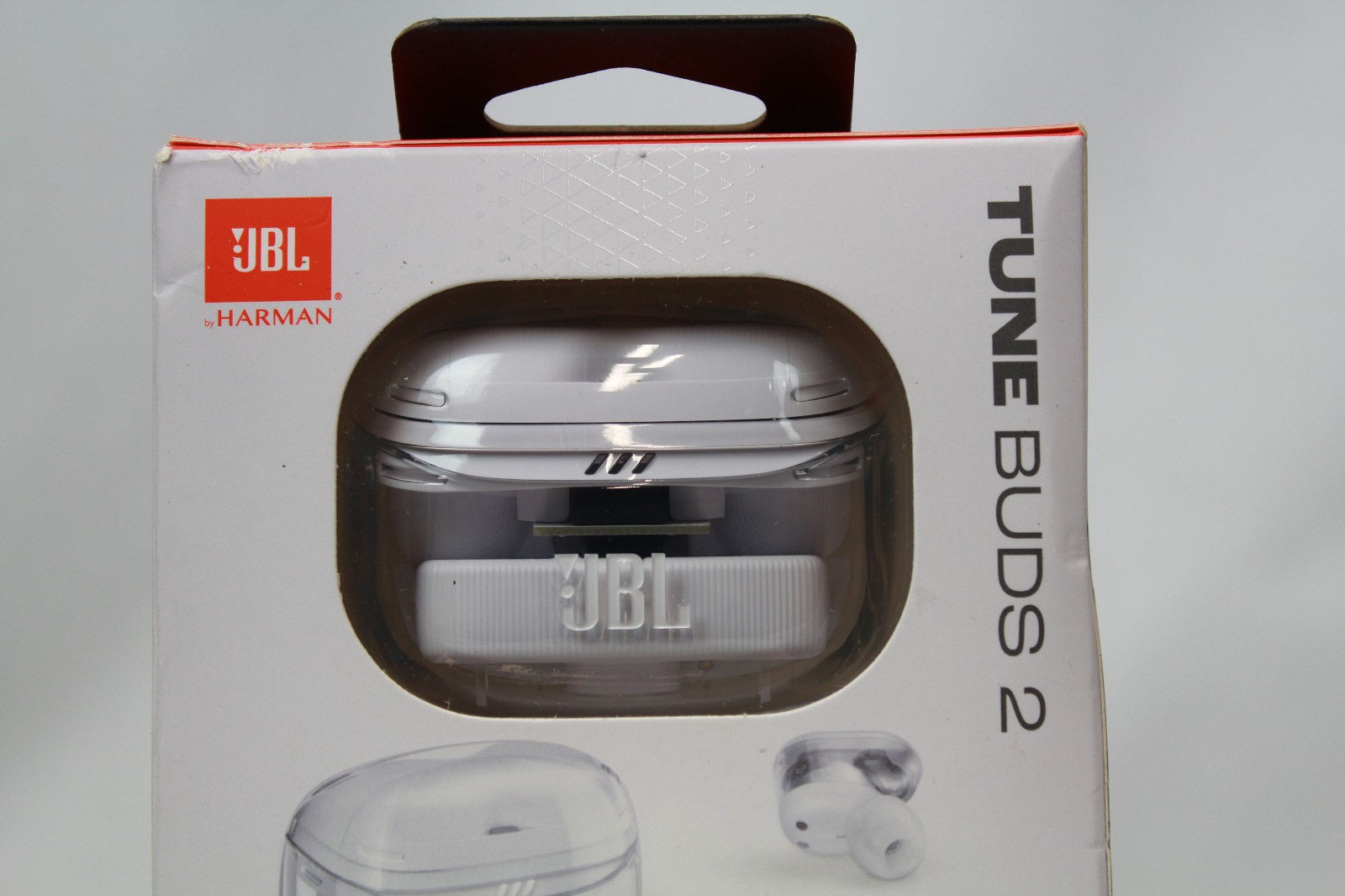 JBL Tune Buds 2 White True Wireless Bluetooth Earbuds w/ ANC Spatial Sound Mic