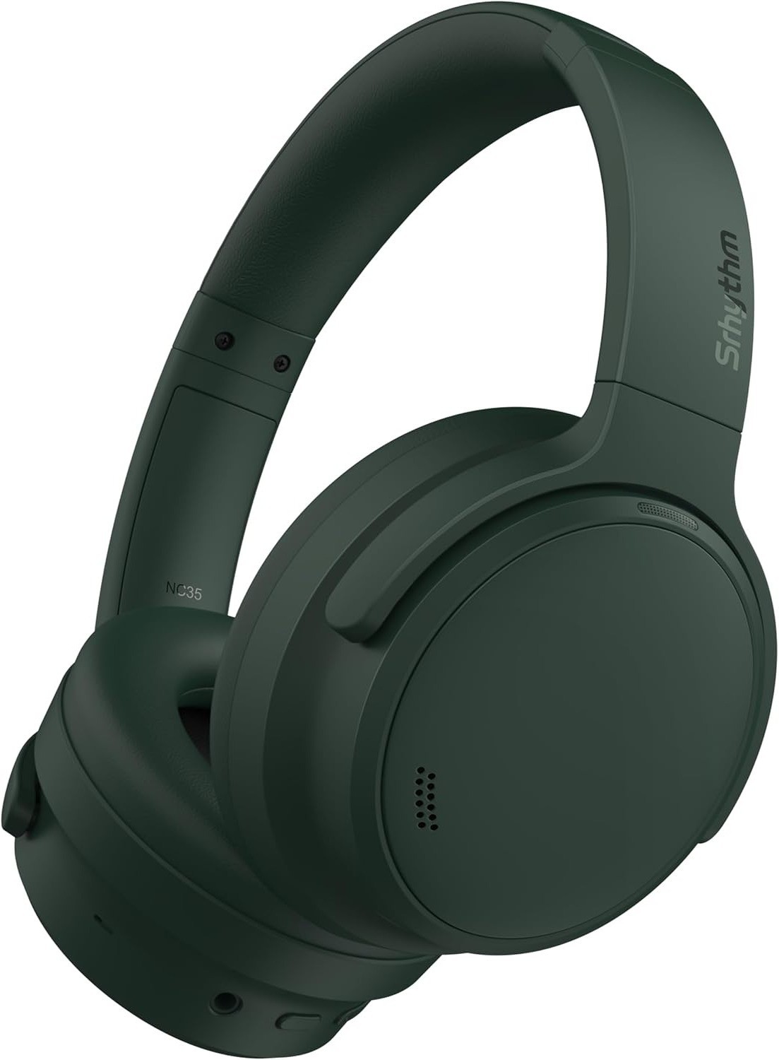 Bluetooth 6.0 ANC Headphones Over Ear 140H Playtime Spatial Audio ENC- Drk Green