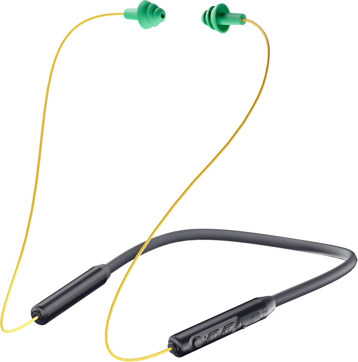 MIPEACE Bluetooth Earplug Headphones, Neckband Wireless Earbuds Earplugs-29Db No