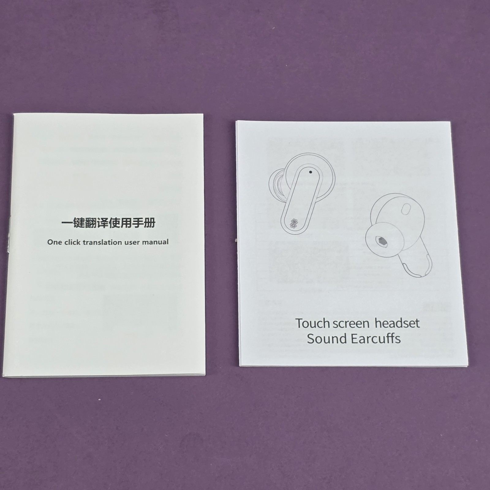 Nemko YW08 AI Translator Earbuds 40 Languages 93 Dialects Touchscreen Case Black