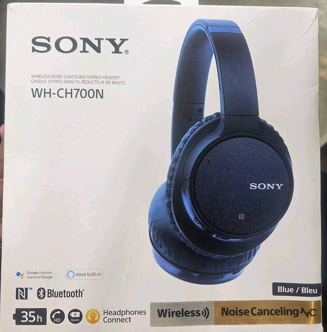 Sony WH-CH700N Wireless Noise Canceling Black WHCH700N