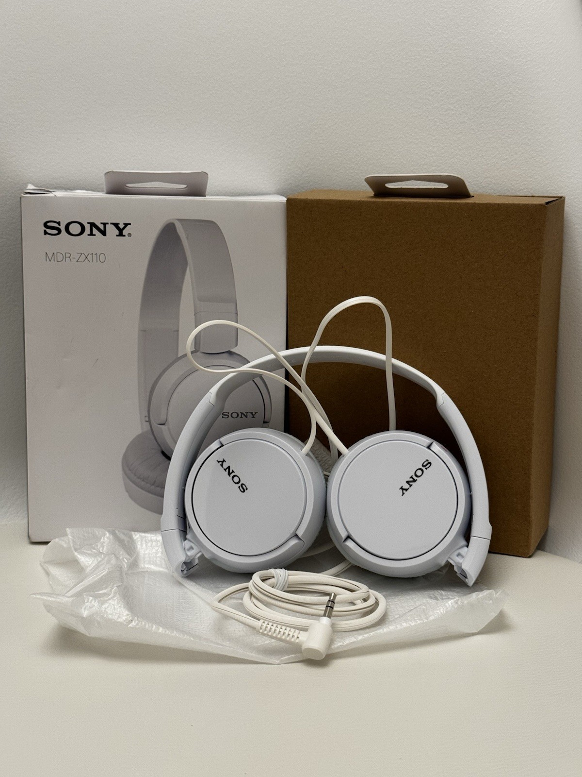 Sony MDRZX110/WHI ZX Series Stereo Headphones, MDR-ZX110 White