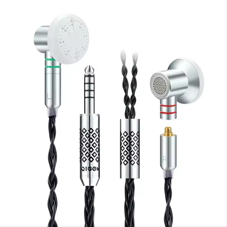 QIGOM S130A 15.4MM 130ohm 112dB, Beryllium Unit, Flathead HIFI MMCX Earphone