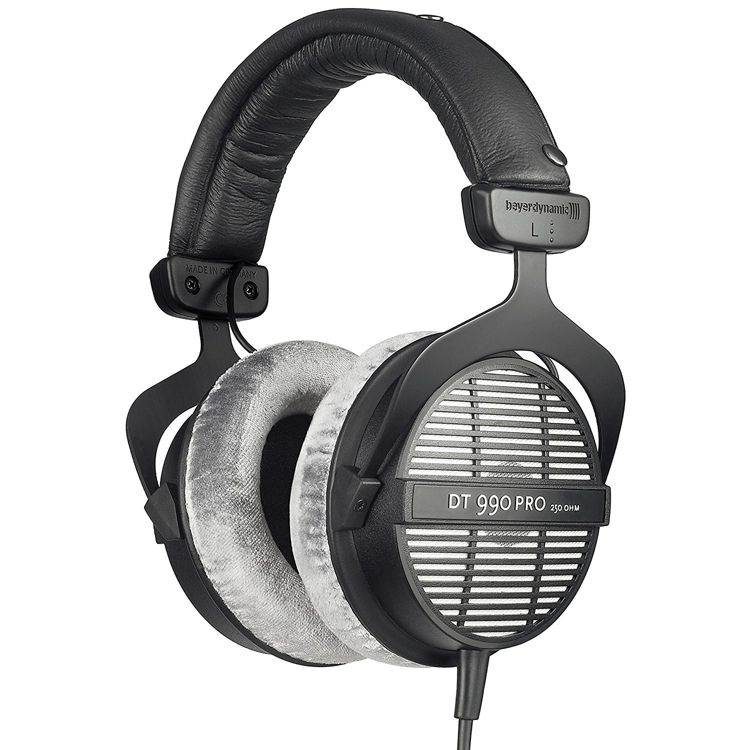 Beyerdynamic DT 990 Pro 250 ohm Over-Ear Studio Headphones for Mixing, Gray