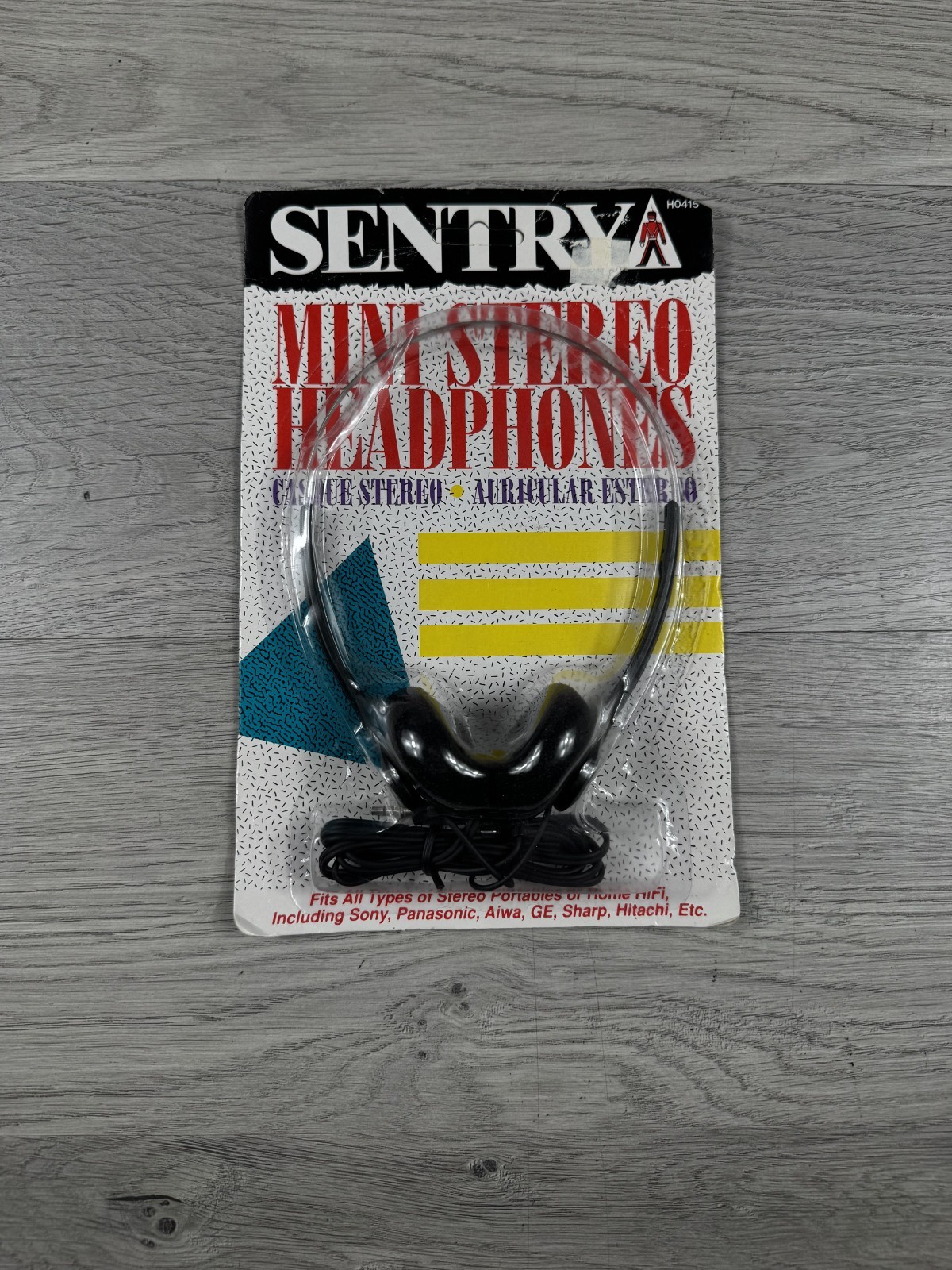 Vintage Sentry Mini Stereo Over-Head Headphones H0415 Factory Sealed 80’s New