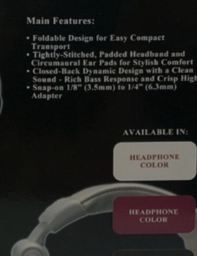 Teac CT-H02 Headphones Over Ear Factory Sealed New 9.8ft Cable NIB