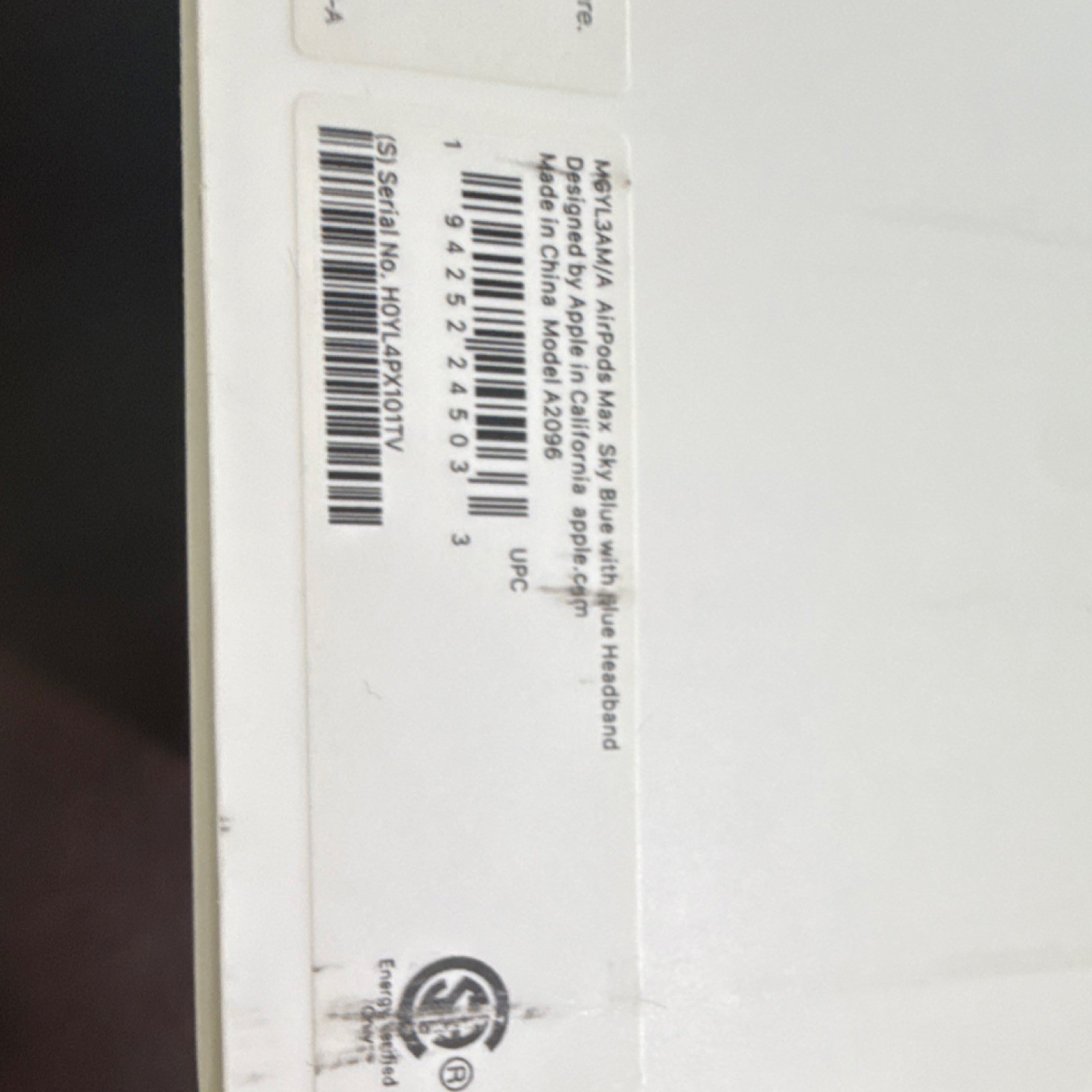 Apple AirPods Max Sky Blue Bluetooth Wireless